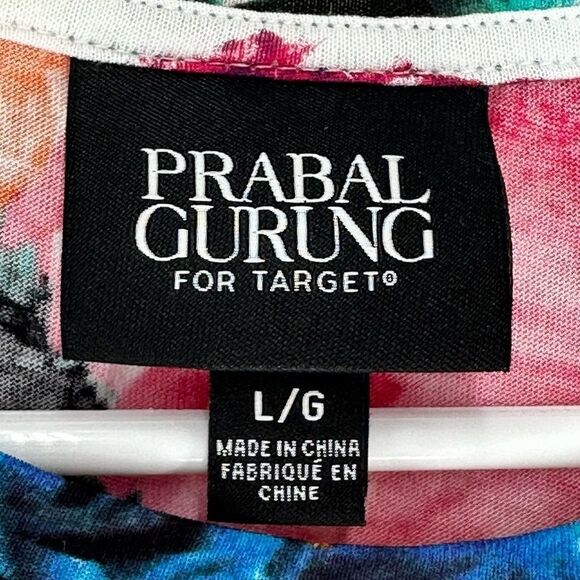 Designer 🧑🎨 Look 👀 Prabal Gurung for Target 🎯 Floral Long Sleeve Tee - Picture 2 of 6